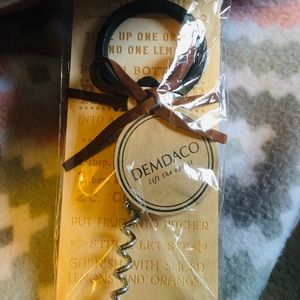 Demdaco wrought iron corkscrew gift set